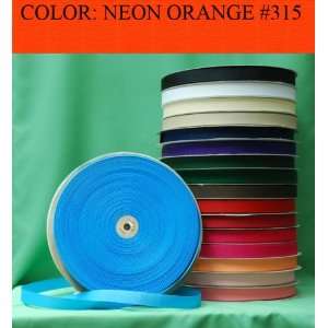   GROSGRAIN RIBBON Neon Orange #315 3/8~USA Arts, Crafts & Sewing