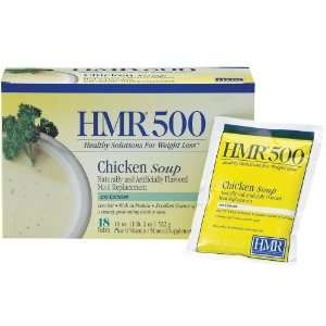  HMR 500 Chicken Soup, Box of 18 single serving packets 