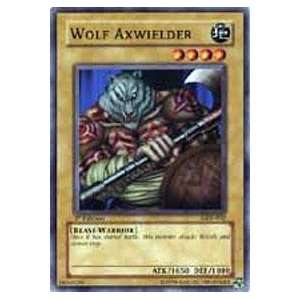  Yu Gi Oh   Wolf Axwielder   Legacy of Darkness   #LOD 052 