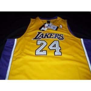 Kobe Bryant Adidas Authentic Gold Los Angeles Lakers Home Jersey Size 