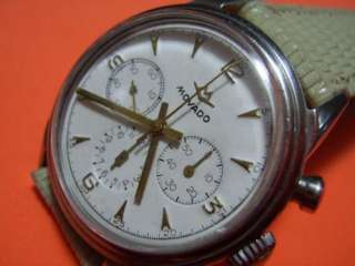 EXTREMELY RARE 50S MOVADO CHRONOGRAPH CAL 95M S.STEEL  