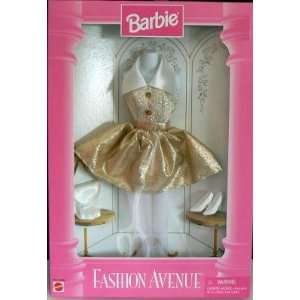   : BARBIE   Fashion Avenue Collection   Gold Lame dress: Toys & Games