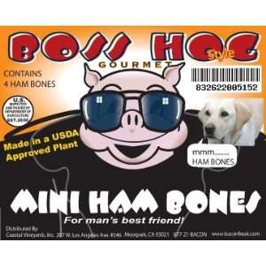 Boss Hogs Mini Ham Bones for Dogs (4 Mini Bones)  Grocery 