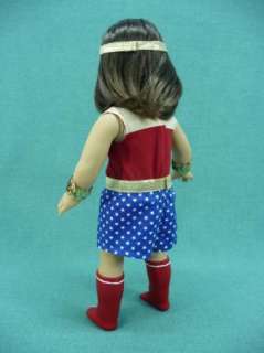 WONDER WOMAN OUTFIT FOR CHRISSA, AMERICAN GIRL DOLL  