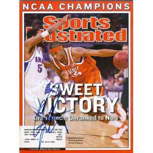  Carmelo Anthony Signed / Autograhed Sports Illustrated 