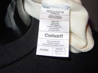 CARHART L SLEEVE THERMAL WEAVE COTTON PULLOVER XL NWOT  