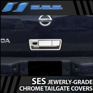  2004 2012 Nissan Armada SES Chrome Tailgate Cover (w/back 