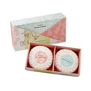  Thymes Kimono Rose Bar Soap Set (3.5 oz each): Beauty