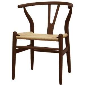  Wishbone Chair   Dark Brown Wood Y Chair: Everything Else