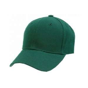   Magic Headwear Plain Green Velcro Wholesale Hats
