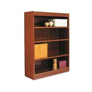  Alera Square Corner Bookcase, Wood Veneer, 4 Shelf, 36w x 