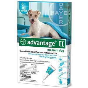  Advantage Flea Control for Dogs And Puppies 11 20 Lb 6 
