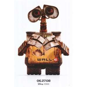  Wall E White Version Movie Poster Double Sided Original 