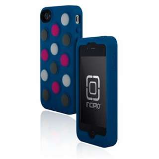 NEW INCIPIO DOTTIES   iPHONE 4S/4   TURQOUISE w/ CHARCOAL/PINK/BLUE 