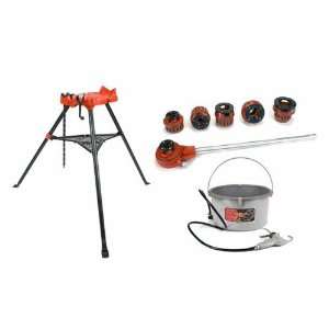   Kit with 418 Oiler Bucket & 460 Chain Vise Stand: Home Improvement