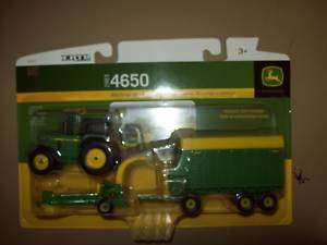 JOHN DEERE 4650 W/ FORAGE HARV & WAGON   1/64 SIZE NEW  