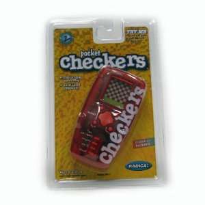  Pocket travel electronic Checkers Toys & Games
