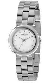 DKNY Ladies New Silver Tone Bracelet White Dial NY 4870  