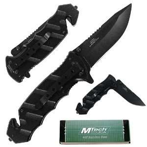 Whetstone Tactician Black Tactical Rescue Knife