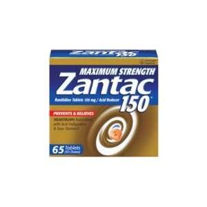  Zantac 150 Tabs Max Strength Size 65 Health & Personal 