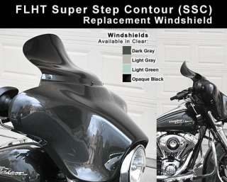 Harley FLHT SSC Bag 10 96 UP Clear Windshield Screen  
