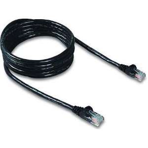   Unshielded Twisted Pair Patch Cable 20 Feet Black Electronics