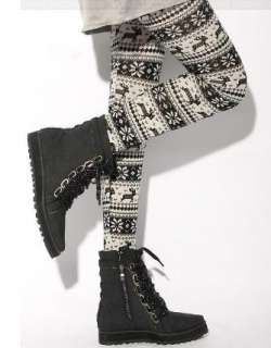 Fashion Womens Soft Knitted Warm Multi patterns Leggings Tights 