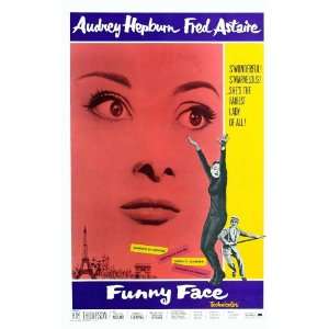  Funny Face Poster B 27x40 Fred Astaire Audrey Hepburn Kay 