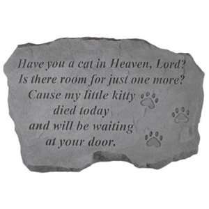    Garden Stone Pet Memorial: Have You a Cat in Heaven: Pet Supplies