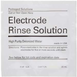 Oakton WD 35653 00 Singles Deionized Rinse Water Pouch (Box of 20 