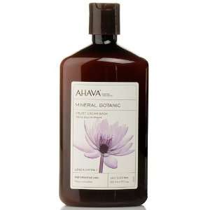  AHAVA Lotus Flower and Chestnut Velvet Cream Wash 17 oz 