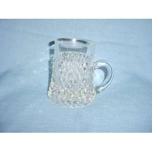  Diamond Point Glass Mug 