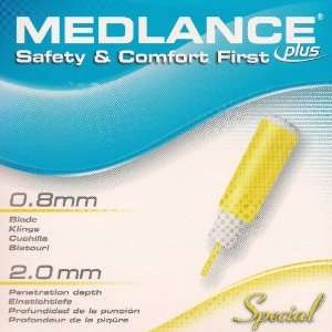  MEDLANCE Plus Special Lancet (0.8 G, 2.0 mm) Health 