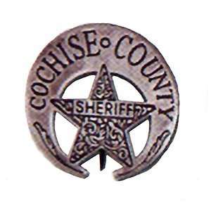  Western Cochise County Sheriff Badge Replica: Sports 
