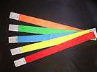 500 tyvek wristbands 3/4 BAR EVENT CLUB 5 color assortment