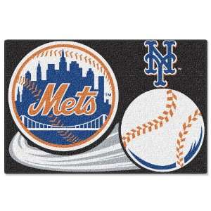  New York Mets Tufted Rug (20 inch x 30 inch) Sports 