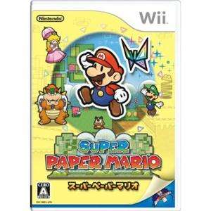 Wii  Super paper Mario  Import Nintendo Japanses Game  