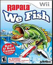 RAPALA WE FISH WITH ROD & REEL * WII * BRAND NEW  