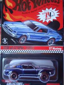 Hot Wheels 2008 RLC Selections Series 67 Mustang Blue  