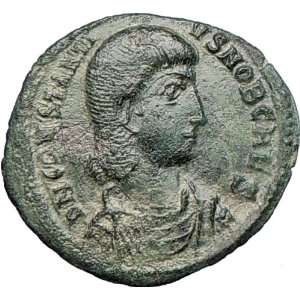 Constantius Gallus 351AD AE2 Authentic Ancient Roman Coin Battle Horse 