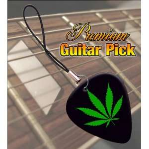  Marijuana Leaf Premium Guitar Pick Phone Charm Cannabis 