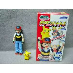 Ash Pikachu Pokemon Figure Japanese 2 pack Movie Metal Takara Tomy 