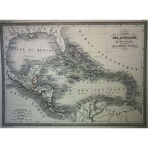    VA Malte Brun Map of the West Indies (1861): Office Products