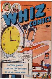 WHIZ COMICS #85,CAPTAIN MARVEL,OFF WHITE PGS  
