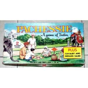   Parcheesi) a Game of India / Cavalry and Indians Game 