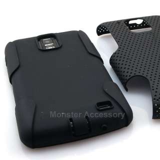 Black APEX Hybrid Gel Hard Case Cover for Samsung Galaxy S2 Skyrocket 