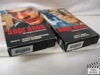 The Sopranos Season 3 VHS 5 Tape Set  