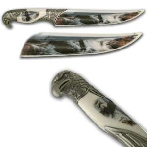  Eagle Head Collector Bowie knife