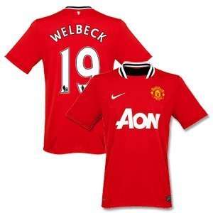  11 12 Man Utd Home Jersey + Welbeck 19