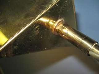 Height Adjustable Used Brass Colored Floor Lamp American Lighting 
